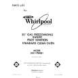 WHIRLPOOL SF311PSRW1 Parts Catalog