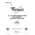 WHIRLPOOL SF3020SRW1 Parts Catalog