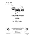 WHIRLPOOL GCA2701XSW1 Parts Catalog