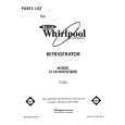 WHIRLPOOL ET18HMXWW00 Parts Catalog