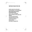 WHIRLPOOL TFN 1631-IB NF Owners Manual