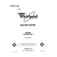 WHIRLPOOL LE7800XSW3 Parts Catalog