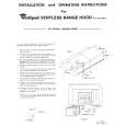 WHIRLPOOL RHH2630 Installation Manual