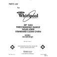 WHIRLPOOL SF310PEWW2 Parts Catalog