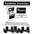 WHIRLPOOL SE960PEPW0 Installation Manual