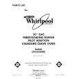 WHIRLPOOL SF3020SRW0 Katalog Części