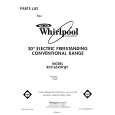 WHIRLPOOL RF3615XWW1 Parts Catalog