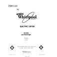 WHIRLPOOL LE5900XSW0 Parts Catalog