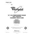 WHIRLPOOL SF300BSRW2 Parts Catalog