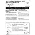 WHIRLPOOL RH7630XLW0 Installation Manual