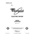 WHIRLPOOL LE6055XSW1 Parts Catalog
