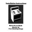 WHIRLPOOL KERS502SWB0 Installation Manual