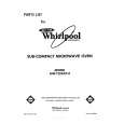 WHIRLPOOL MW1200XP0 Parts Catalog