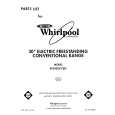 WHIRLPOOL RF302BXVN2 Parts Catalog