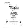 WHIRLPOOL RF3020XXW1 Parts Catalog