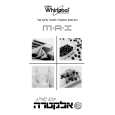 WHIRLPOOL MAX 38/BL Owners Manual