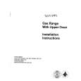 WHIRLPOOL RST399UW Installation Manual
