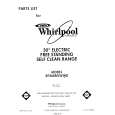 WHIRLPOOL RF360BXWW0 Parts Catalog