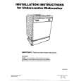 WHIRLPOOL TUD2000W0 Installation Manual