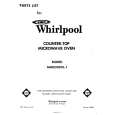 WHIRLPOOL MW8200XL1 Parts Catalog
