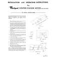 WHIRLPOOL RHH2030 Installation Manual