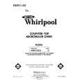 WHIRLPOOL MW8100XL2 Parts Catalog
