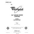 WHIRLPOOL RH4736XWW0 Parts Catalog
