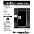 WHIRLPOOL KSSP42QFW05 Installation Manual
