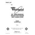 WHIRLPOOL SF385PEWW2 Parts Catalog
