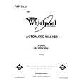 WHIRLPOOL LA8100XWW1 Parts Catalog