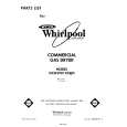 WHIRLPOOL GCG2901XSW0 Parts Catalog