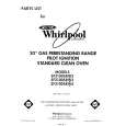 WHIRLPOOL SF3100SRW2 Parts Catalog