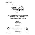 WHIRLPOOL SF5140ERW6 Parts Catalog