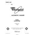 WHIRLPOOL LA6000XPW0 Parts Catalog