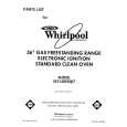 WHIRLPOOL SF5140ERW7 Parts Catalog