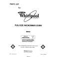 WHIRLPOOL MW8700XS2 Parts Catalog
