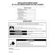 WHIRLPOOL RF265LXTQ1 Installation Manual