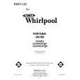 WHIRLPOOL LE4900XKW0 Parts Catalog