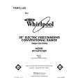 WHIRLPOOL RF316PXXN0 Parts Catalog