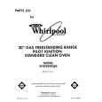 WHIRLPOOL SF302BSRW6 Parts Catalog