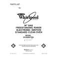 WHIRLPOOL SF302BEYW0 Parts Catalog