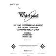 WHIRLPOOL SF3020ERW3 Parts Catalog