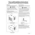 WHIRLPOOL RS100 Installation Manual
