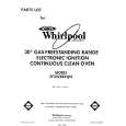 WHIRLPOOL SF332BERW4 Parts Catalog