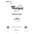 WHIRLPOOL LE4900XMW1 Parts Catalog