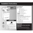 WHIRLPOOL TGP325LW1 Installation Manual