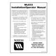 WHIRLPOOL MLG33PDAWW Installation Manual