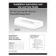 WHIRLPOOL RH3730XLB0 Installation Manual