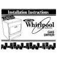 WHIRLPOOL LG3001XKW0 Installation Manual