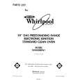 WHIRLPOOL SF3000ERW1 Parts Catalog